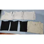 UNIQLO七件合售 童裝 AIRISM網眼坦克背心洞洞衣 棉質短袖背心130公分 男童女童