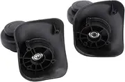 EVTSCAN Luggage Suitcase Wheels, 2 Piece PVC Universal Swivel Suitcase Luggage Replacement Wheels Repair Parts Set for Luggage Kits