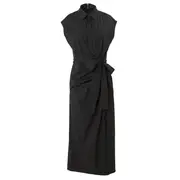 [Carolina Herrera] Cap Sleeve Shirt Dress