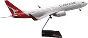 Replica 1/80 for Scale B737 Australia Alloy Metal Large Airplane Model with LED Light (Touch Or Sound Control) Airplane Toy(Style 1: 737 NO LED)