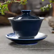 200ml Chinese Porcelain Gaiwan Handpainted Tureen Covered Bowl Tea Cup Tea Set