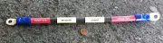 neg pos solid copper battery cross over 2ended loops 24V solar wind 1/0 SAE new