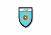 PATCH PATCHES EMBLEM IRON ON GLUE PRINT FLAG world crest italy lazio