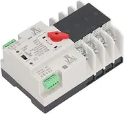 EVTSCAN 35mm AC110V 80a Transfer Switch Dual Power Auto Change Switch, 35mm Rail Mount