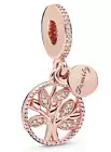 Pandora Rose Family Heritage Dangle Charm With Clear CZ