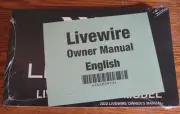 2022 Harley-Davidson Livewire ELW Owners Owner's Manual EV NEW