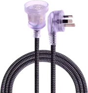 Crest Decord Braided Extension Lead 3m (Black)