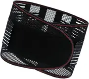 Back Support Belt Lower Back Brace for Women Weightlifting Belt Breathable Material Black