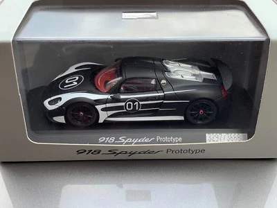 SPARK 1:43 PORSCHE 918 SPYDER PROTOTYPE - MATTE BLACK - DEALER PROMO - VERY RARE
