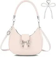 [LYDZTION] Shoulder Bag for Women, Tote Bag Purses for Women Crescent Adjustable Shoulder Strap bag, Leather Crossbody Purse
