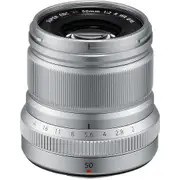 Fujifilm XF 50mm f/2 R WR Lens - Silver