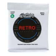 Martin Retro Monel Acoustic Guitar Strings Extra Light MM10