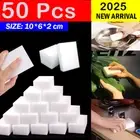 50pcs Melamine Sponge docks Magic Sponge Kitchen Cookware Cleaning Sponge Eraser