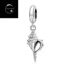 Sea Shell Conch Charm Genuine Sterling Silver 925 For Bracelets Travel Ocean Mum