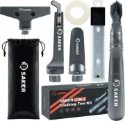 Durable 4 in 1 Caulking Tool Kit - Easy Use for Bathroom and Kitchen Sealing