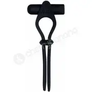 Zero Tolerance Black Tie Affair Black Adjustable Vibrating Cockring