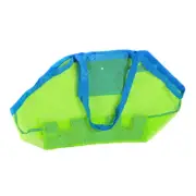 Beach Mesh Tote Bag Sand Toys Shell Bag for Beach Pool Boat Family Children