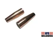Mig Welding Gun Nozzle fits Mini#1 & Lincoln Magnum 100L 21T-37, 3/8" Tapered