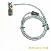 Brenthaven 4119 ProStyle Serialized Combination Laptop Security Cable Lock