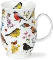 DUNOON Suffolk 0.31 Litre Fine Bone China Mug Bird Garden Billfinch