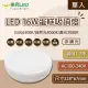 【HappyBright 樂亮】LED 16W IP55 非調光 蛋糕型吸頂燈 單入組(全電壓 防水燈具 浴室燈 陽台燈 房間燈)