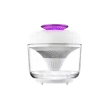 KINYO 360°環繞吸入式捕蚊燈 KL-5380 透明儲蚊盒 LED紫光燈 漩渦氣流 純物理吸蚊