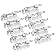 Spring Loaded Latch Pin, 10Pcs 1.97" - Stainless Steel Right-Handed with Hole