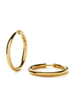 Missoma Tunnel Large 18kt Gold-plated Hoop Earrings - One Size One Size