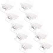 FRCOLOR Professional Hot Curler Clamp 10pcs Replacement Roller Jaw Clamps Insulated Hair Securing Clips Hair Care Coloring