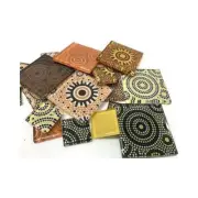 Aboriginal Handmade Tile Set (HM) Mosaic Tiles Art Craft