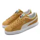 Puma 休閒鞋 Suede Classic 運動 男女鞋 基本款 麂皮 簡約 情侶穿搭 球鞋 黃褐 白 37491505