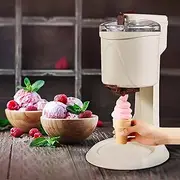 Household Ice Cream Maker Machine Single Flavor Soft Serve Ice Cream Machine Electric Ice Cream Machine for Dessert Yoghurt Cone Home