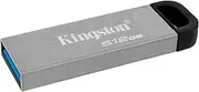 Kingston DataTraveler Kyson USB 3.2 Gen 1 USB Stick 512GB with Stylish, Capless Metal Housing