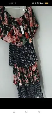 caroline morgan Ladies Dress Size 16 Brand New