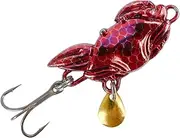 Fishing Lures for Trout - Sinking Sequin Bait Metal Lure | Crab Shape Swimbaits, Spinnerbait Fishing Accessories for Bass, Trout, Salmon, Pike, Walleye