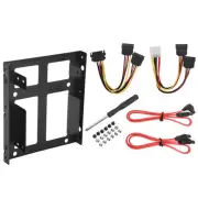 Dual SSD HDD Mounting Bracket 3.5 to 2.5 Internal Hard Disk Drive Kit2370