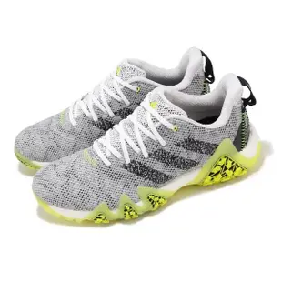 【adidas 愛迪達】高爾夫球鞋 Codechaos 22 男鞋 灰黃 防潑水 抓地 Boost 運動鞋 愛迪達(GX2616)