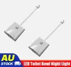 USB Rechargeable LED Toilet Bowl Night Light Colors Waterproof Motion Sensor AU