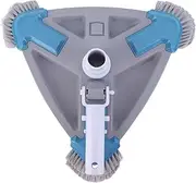 Kit Pool Vacuum Head Brush Cleaner Vacuum Head Triangle Shape Suction Head Brush Cleaner Universal Pool Maintenance Pool Cleaning Kit(Vacuum Cleaner Head)