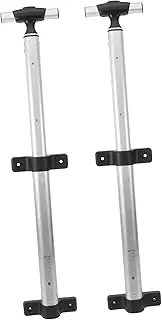 Sosoport Travel Luggage Replacement Part 2pcs Telescopic Handle Aluminum Construction for Suitcase