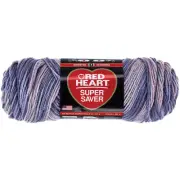 3 Pack Red Heart Super Saver Yarn-Mulberry Mix E300B-3972