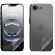 Soft PET Film Screen Protector Guard for Apple iPhone 16e Front and Back
