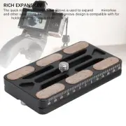 DSLR Quick Release Plate Fitment for Mirrorless Tripod PTZ Camera 60mm Scale Fit