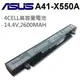 A41-X550A 日系電芯 電池 A550LB A550LC A550V A550VB A550V (9.3折)