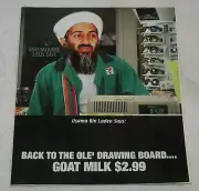 Big Post Afghan Invasion Osama Bin Laden Offensive Political Sticker Post 9/11