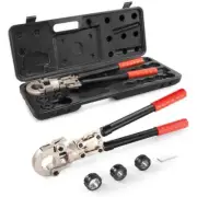 SKYSHALO Copper Press Tool Tube Fittings Crimping Kit Pro Press Crimper