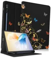 for Samsung Galaxy Tab S9 FE 5G/Tab S9 Case 2023 for Women 4-Glitter Butterfly