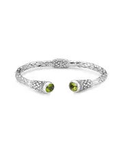 Samuel B. Silver 3.50 ct. tw. Periodt Bangle Bracelet