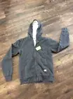 SLVDR MOFFAT SHERPA LINED FLEECE CHARCOAL JACKET, COAT, WINDBREAKER FREE SHIP