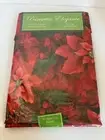 Benson Mills 2008 Poinsetta Elegance 70” Round Christmas Table Cloth Holidays